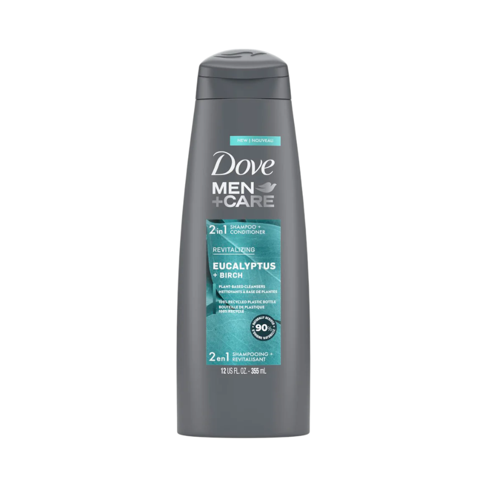 DOVE MEN CARE SHAMPOO PLUS CONDITIONER EUCALYPTUS 2IN1 355 M