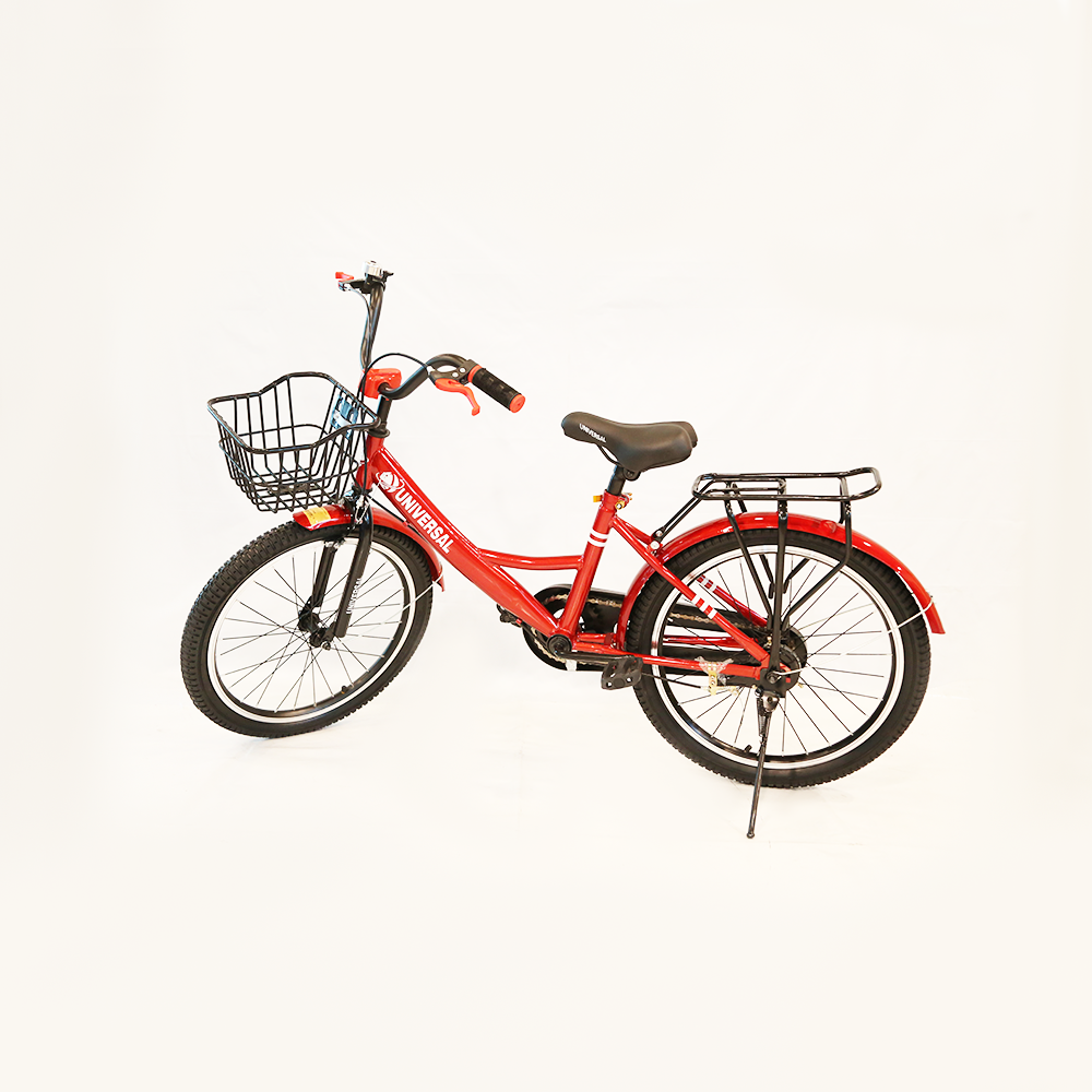 Universal Red Bicycle (With Basket)