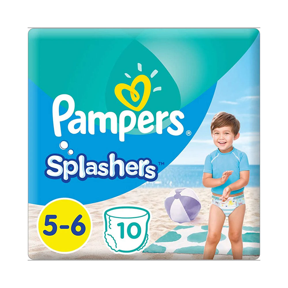 PAMPERS BABY DIAPER SPLASHERS 5-6 KG 10 PC