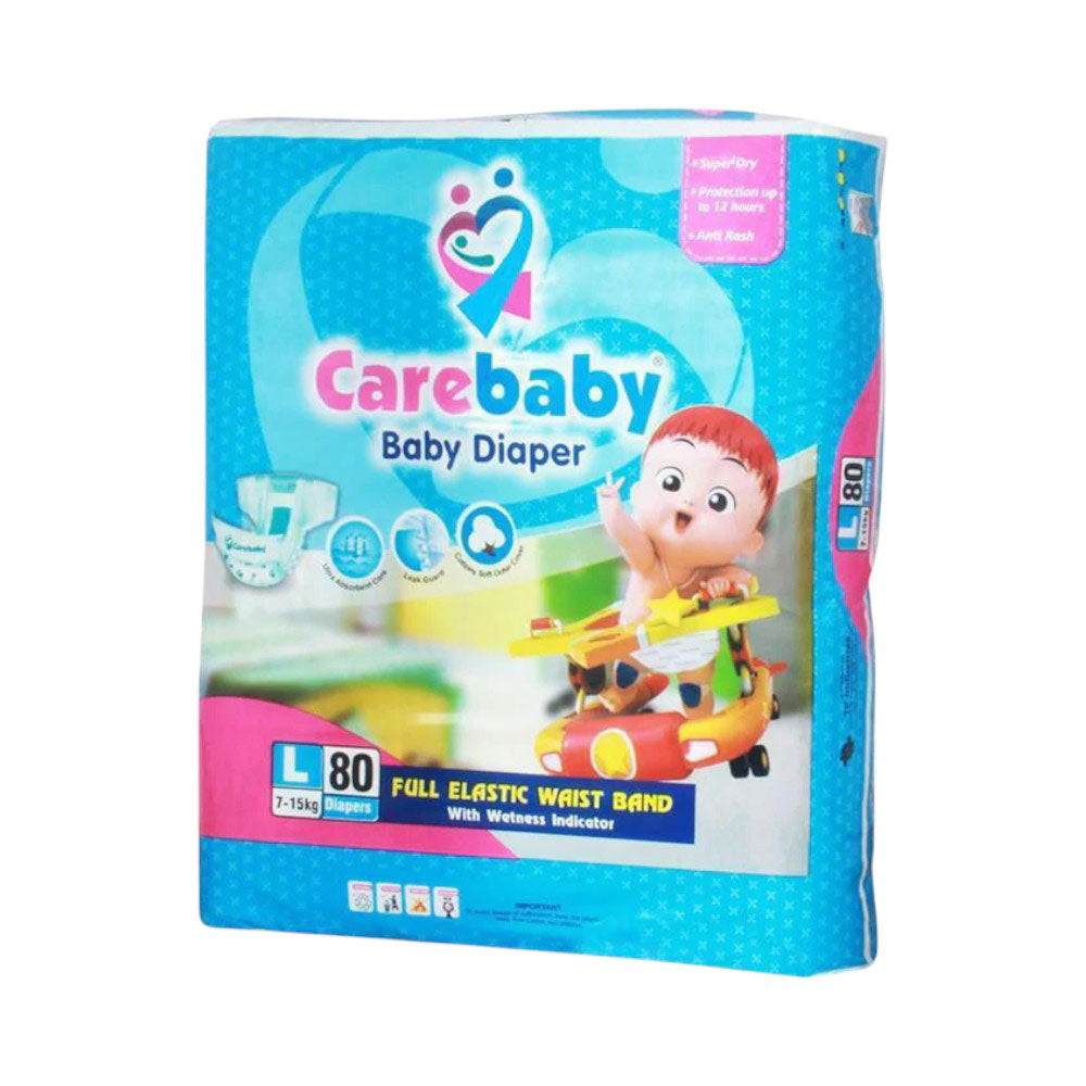 CARE BABY DIAPER MEGA LARGE 80S