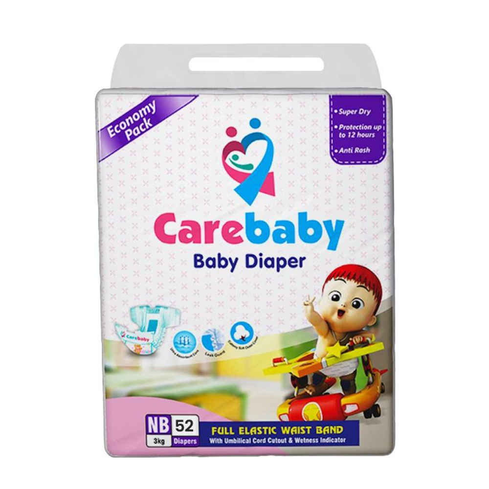 CARE BABY DIAPER ECONOMY NEW BORN 52S – Al-Fatah