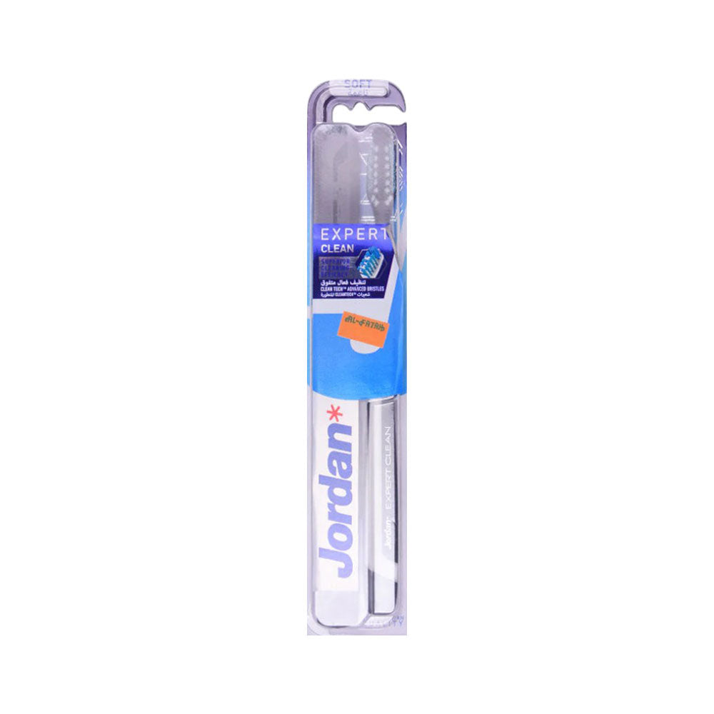JORDAN TOOTH BRUSH EXPERT CLEAN WITH HYGIENE TRAVEL CASE SOF
