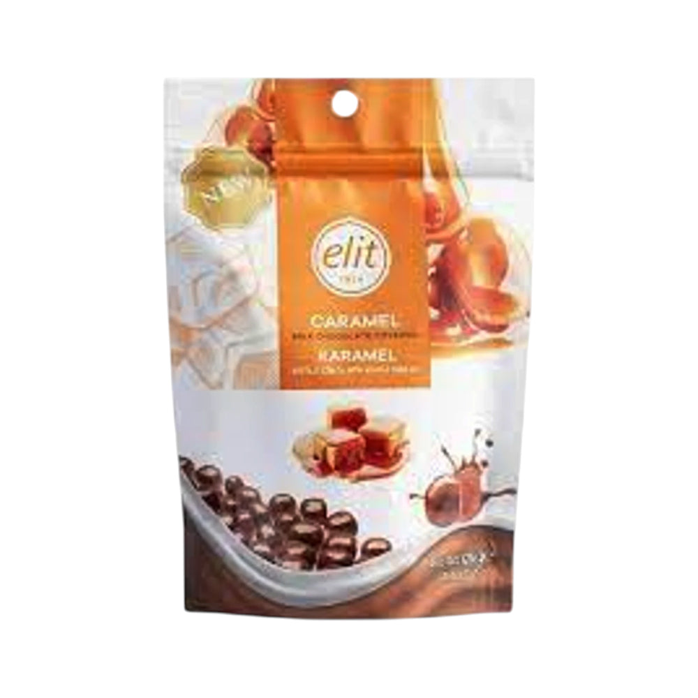 ELIT CHOCOLATE CARAMEL POUCH 125 GM