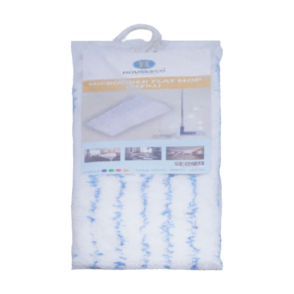 House & Co MICROFIBRE FLAT MOP ULTRA MC 7 WHITE 40CM REFILL