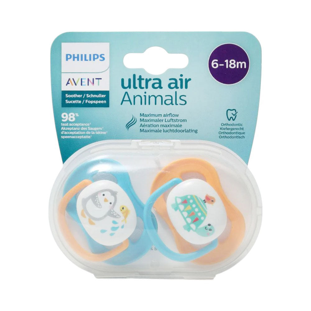 PHILIPS AVENT BABY SOOTHER ULTRA AIR ANIMALS 6-18M SCF080/07
