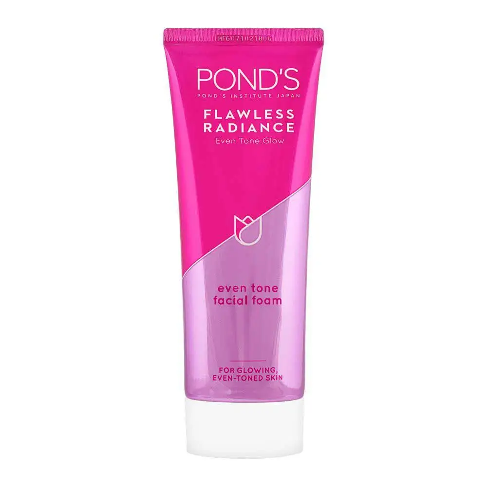 PONDS FLAWLESS RADIANCE EVEN TONE FACIAL FOAM 100 GM – Al-Fatah