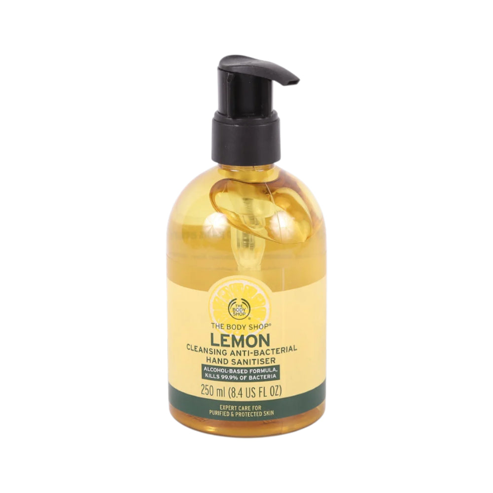 BODY SHOP ANTI-BACTERIAL LEMON HAND SENITIZER 250 ML