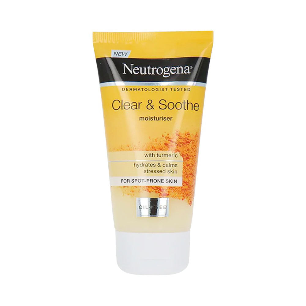 NEUTROGENA CLEAR & SOOTHE MOSTURISER OIL FREE 75ML
