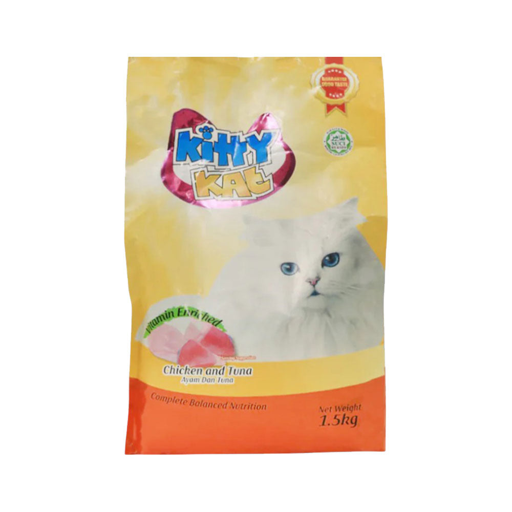 KITTY KAT CHICKEN AND TUNA VITAMIN ENRICHED 1.5KG