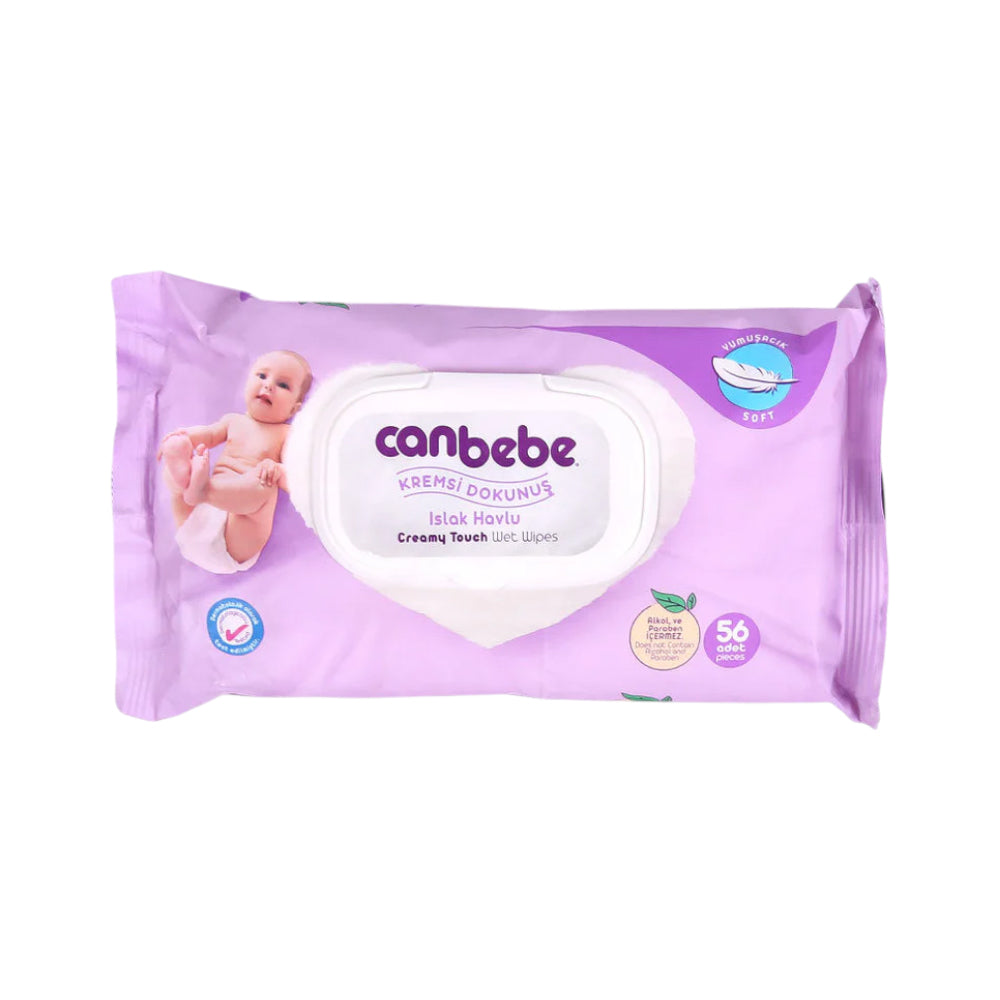 CANBEBE WET WIPES CREAMY TOUCH 56PC