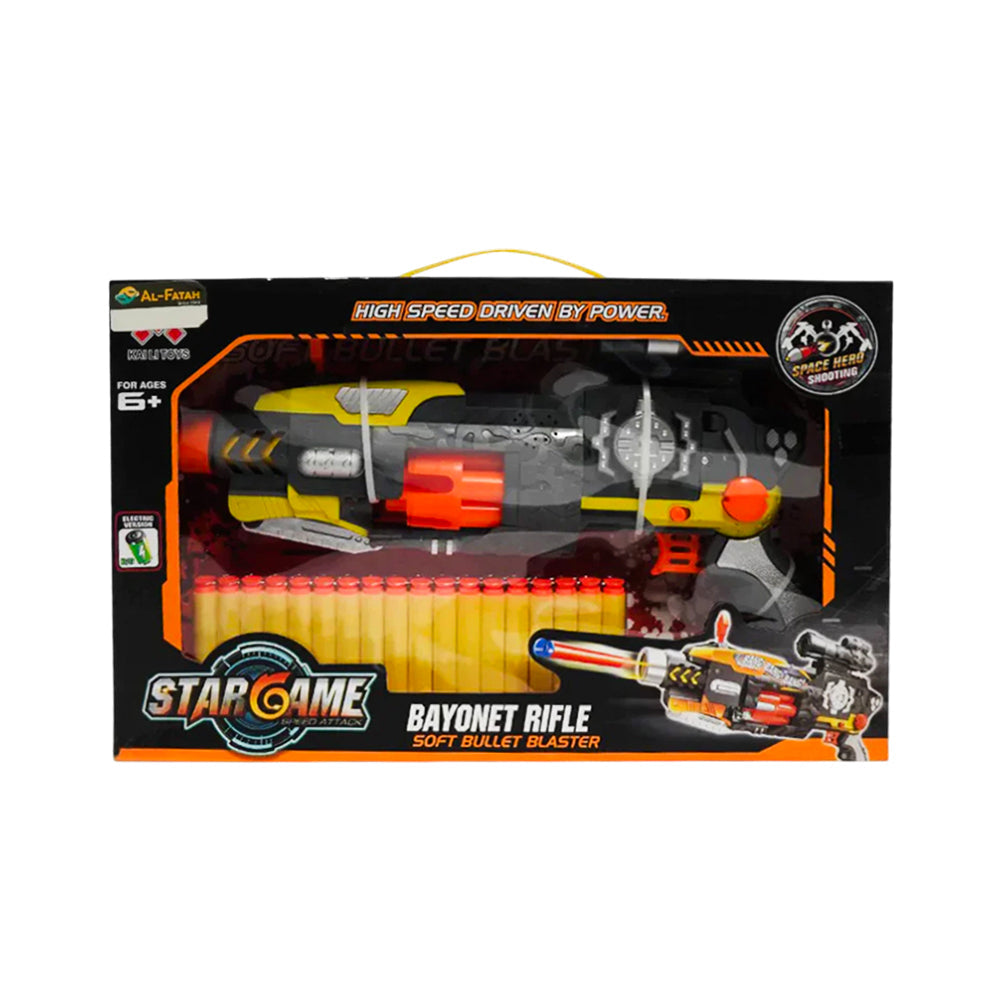 Sb416 Bayonet Rifle Soft Bullet Gun B/O Ir (3+ Year)