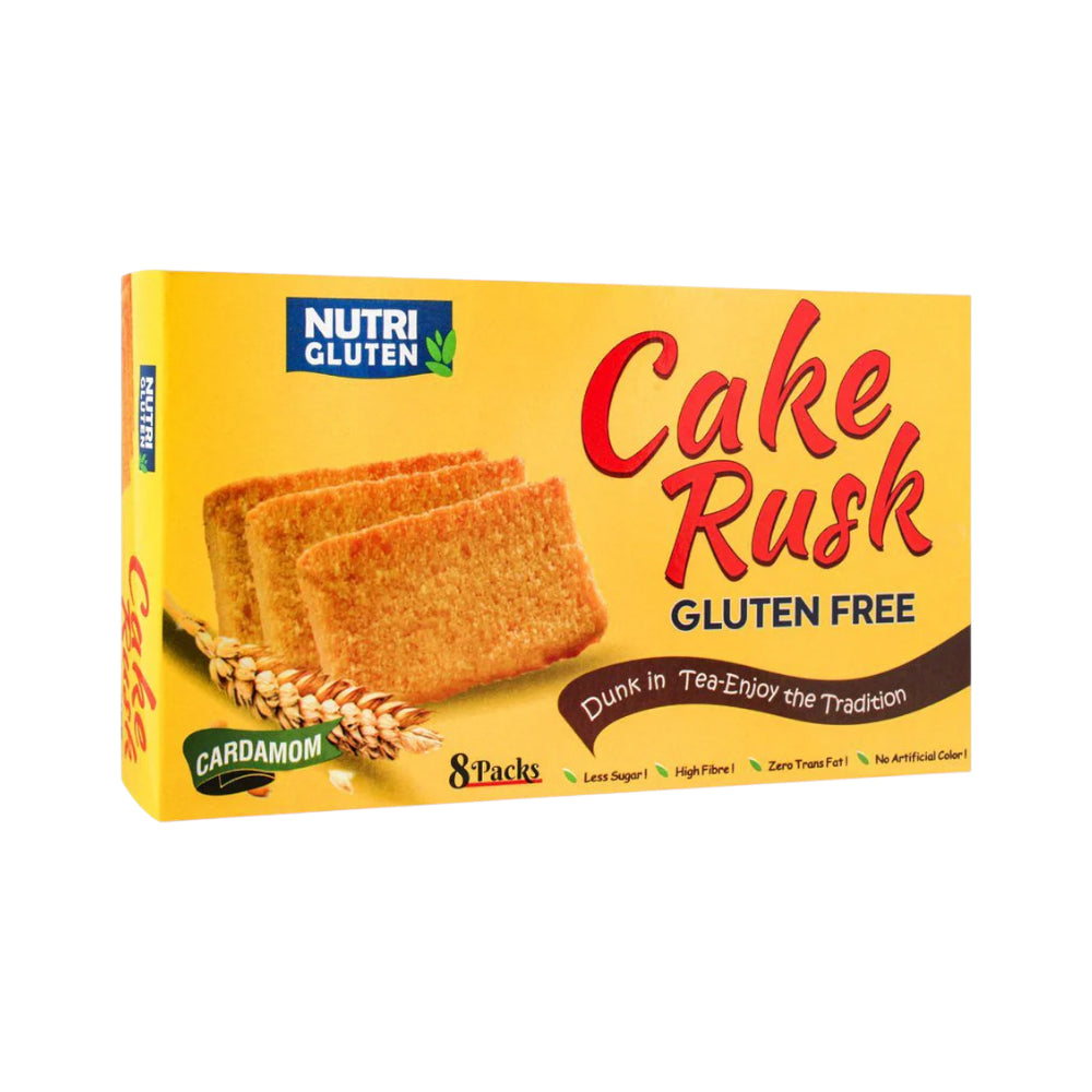 NUTRI GLUTEN FREE CAKE RUSK CARDAMOM 160 GM