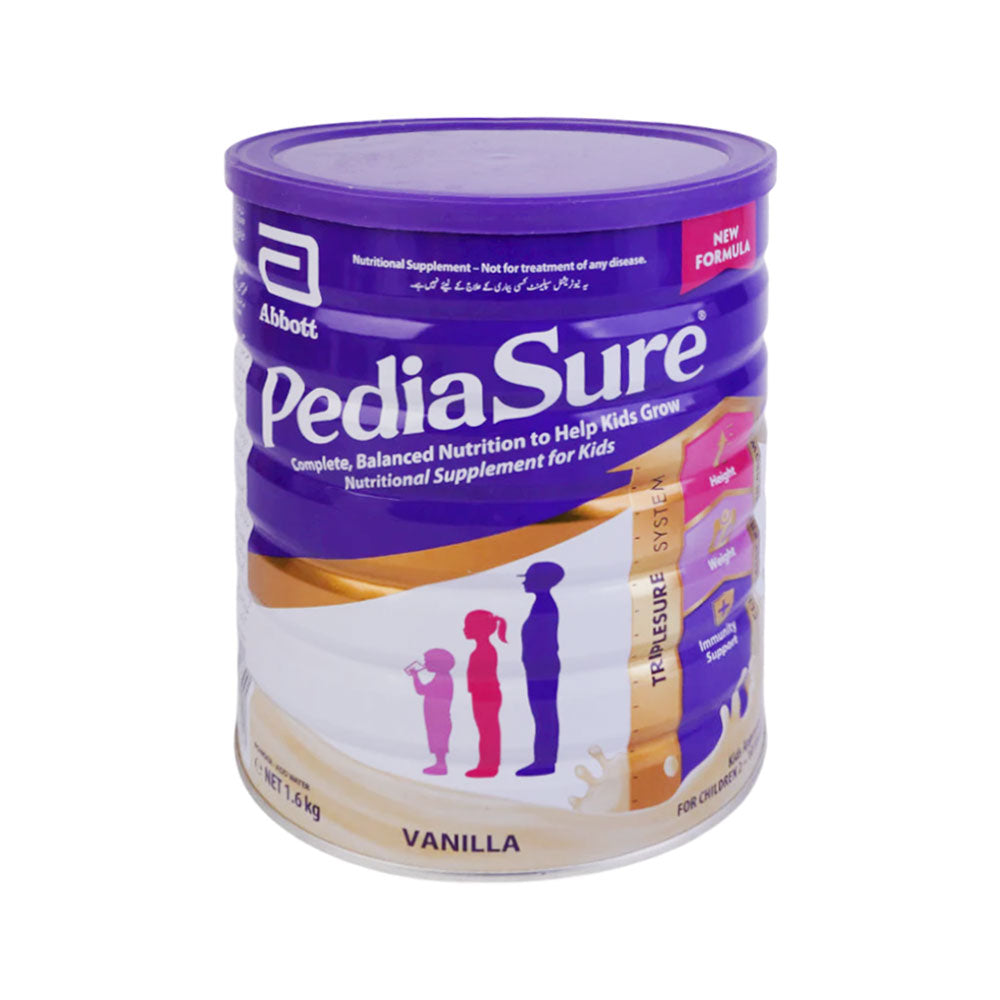 PEDIASURE NUTRI SUPPLEMENT POWDER FOR KIDS VANILLA TIN 1.6 K