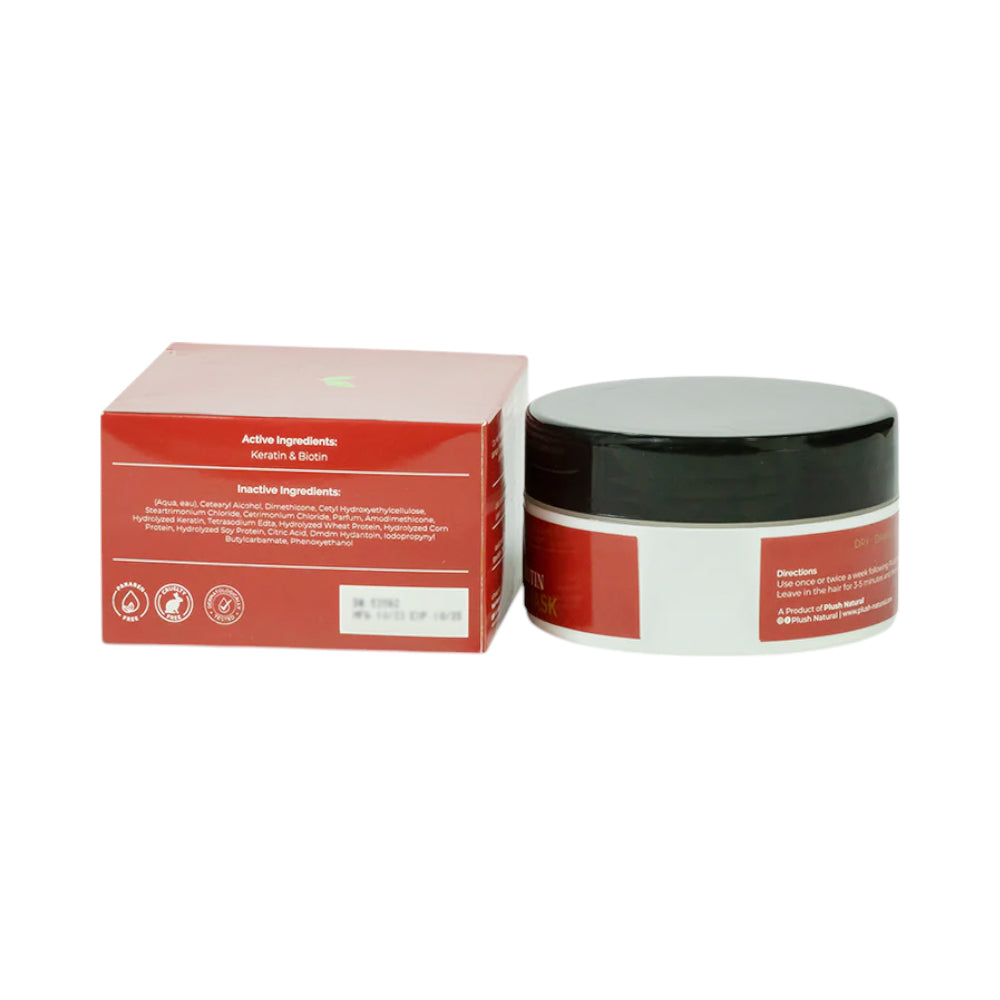 PLUSH NATURAL KERATIN HAIR MASK
