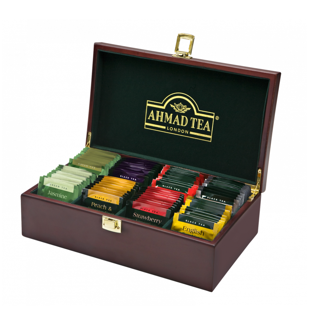 AHMAD TEA LONDON TEA KEEPER BOX AT921E