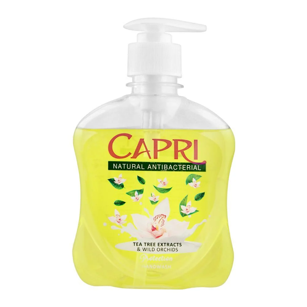 CAPRI ANTIBACTERIAL HAND WASH 200 ML BOTTLE