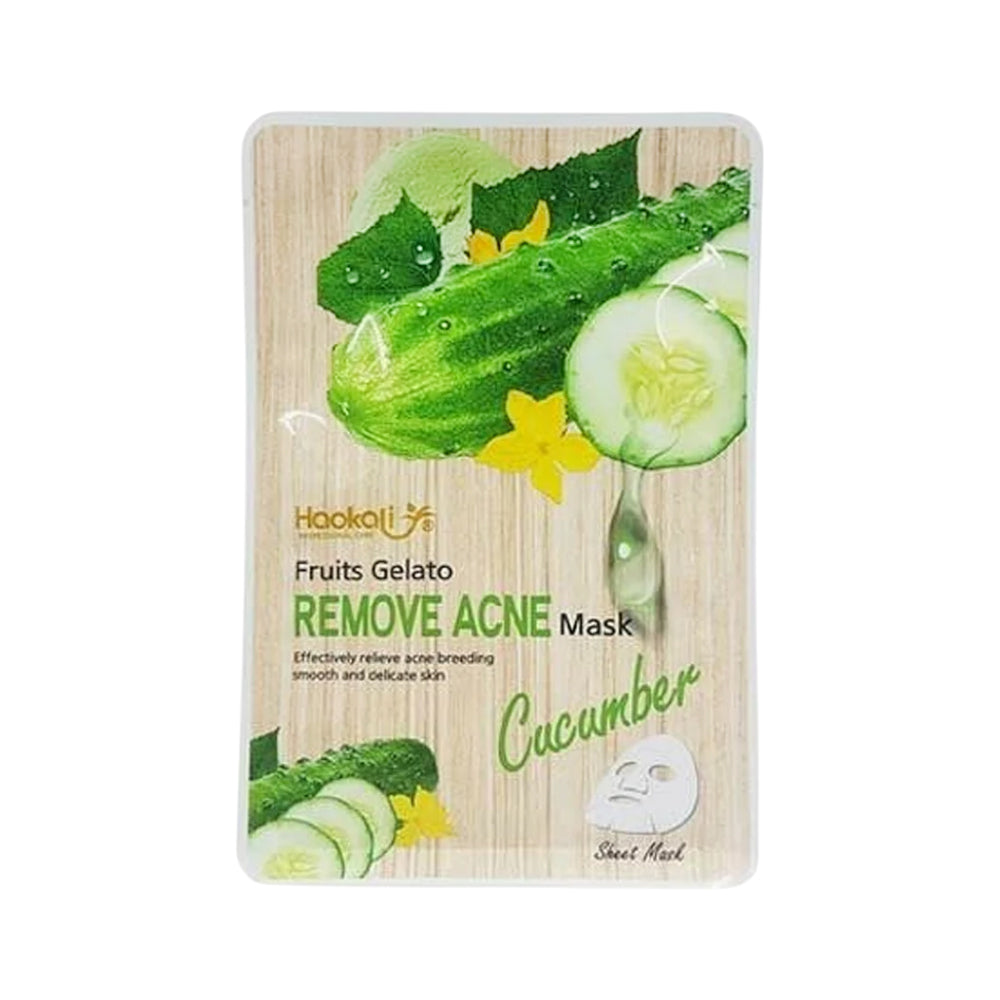 HAOKALI CUCUMBER ACNE REMOVING SHEET MASK HA-3011 IR 30ML