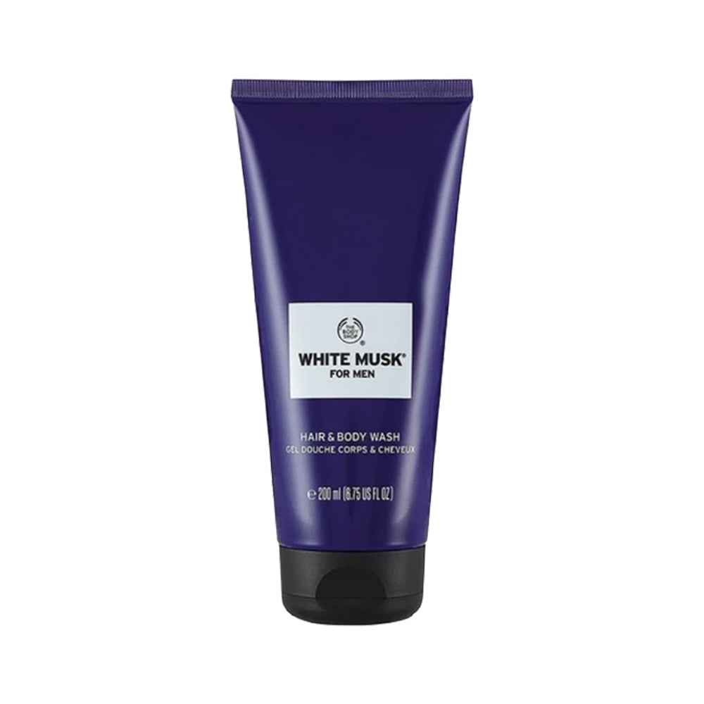 BODY SHOP WHITE MUSK FOR MEN HAIR & BODY WASH 200 ML