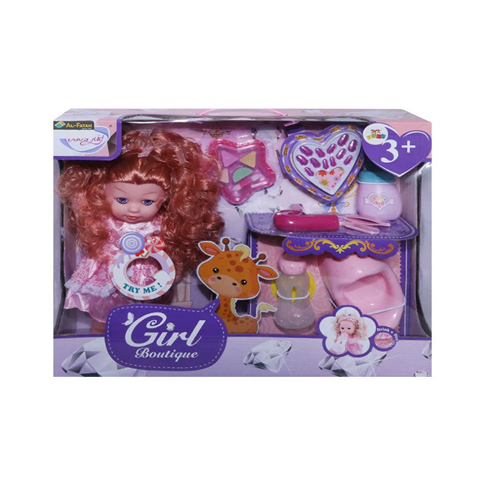 171411 GIRL BOUTIQUE DOLL SET D