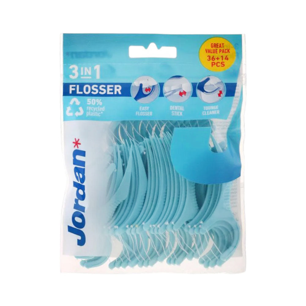 JORDAN FLOSSER 3IN1 VALUE PACK