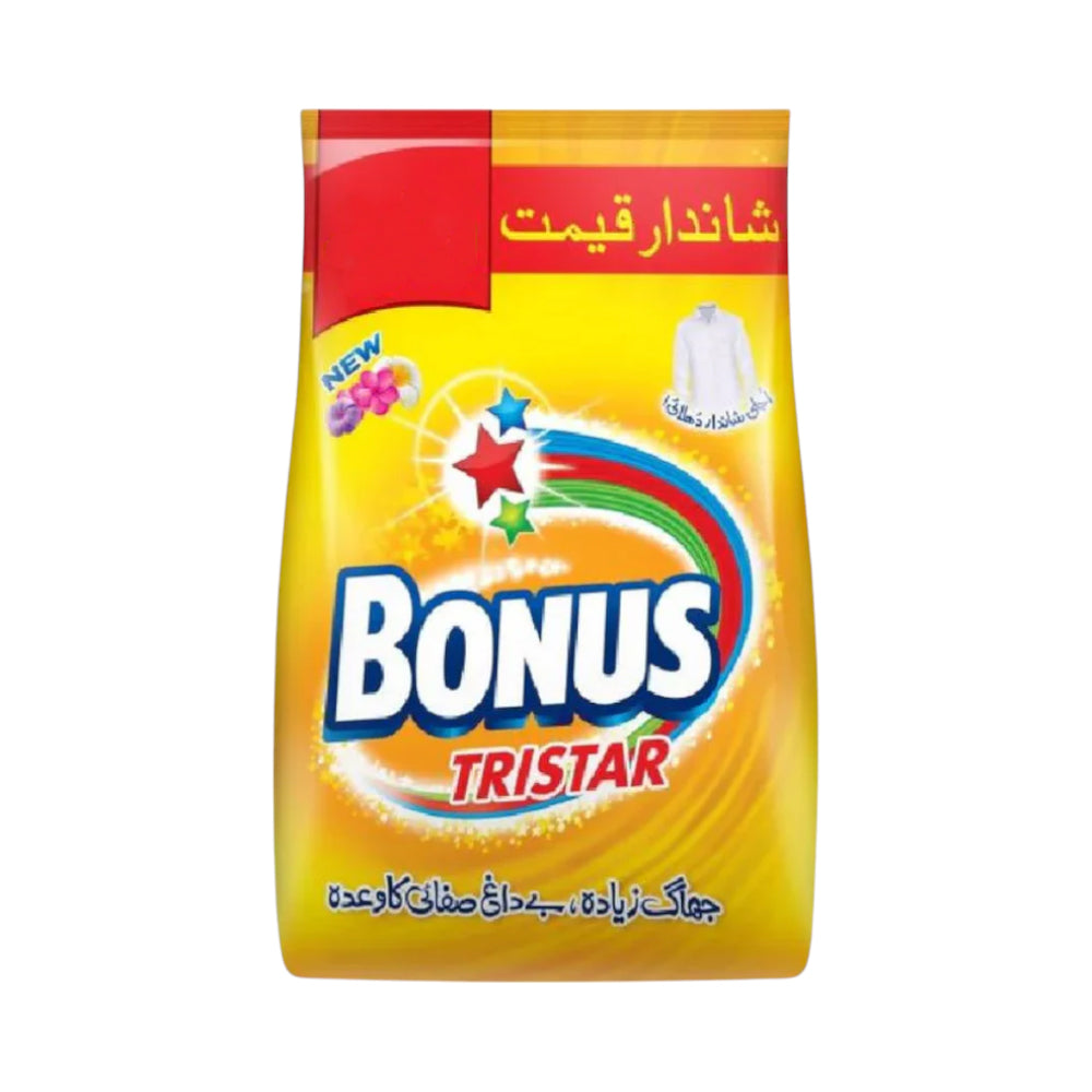 BONUS WASHING POWDER TRISTAR POUCH 240 GM