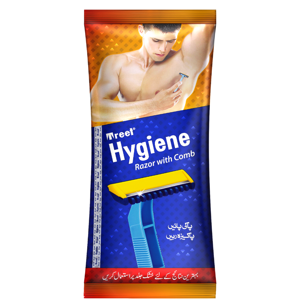 TREET HYGIENE RAZOR WITH COMB 1PCS – Al-Fatah