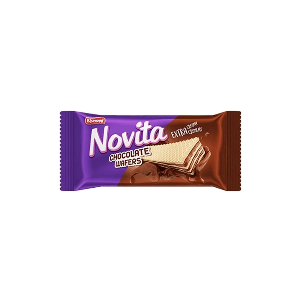 BISCONNI NOVITA CHOCOLATE WAFERS 32 GM