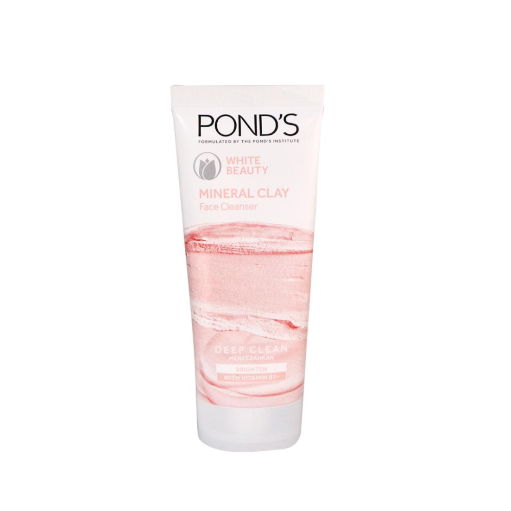 PONDS BRIGHT MINERAL CLAY FACE CLEANSER 90G