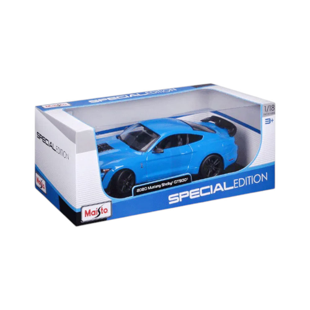 31452BU 118 MUSTANG SHELBY GT500 BLU