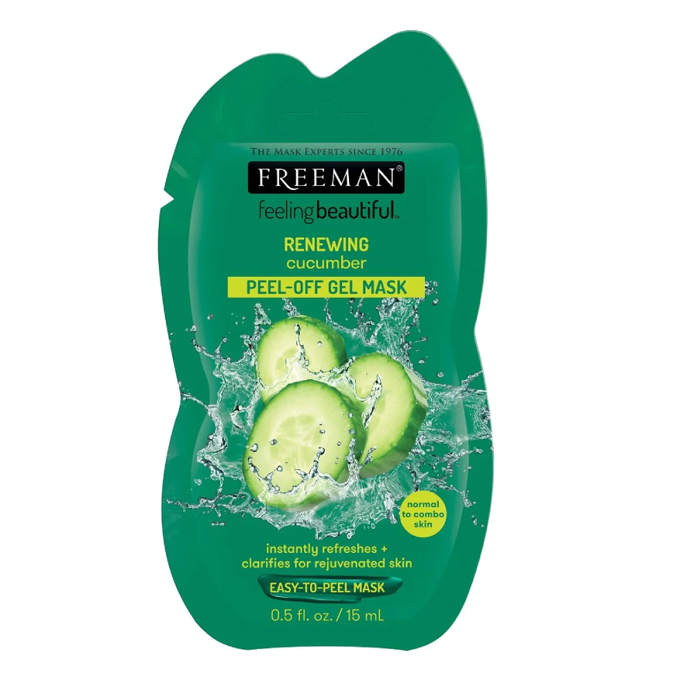 FREEMAN RENEWING CUCUMBER PEEL-OF GEL SHEET MASK