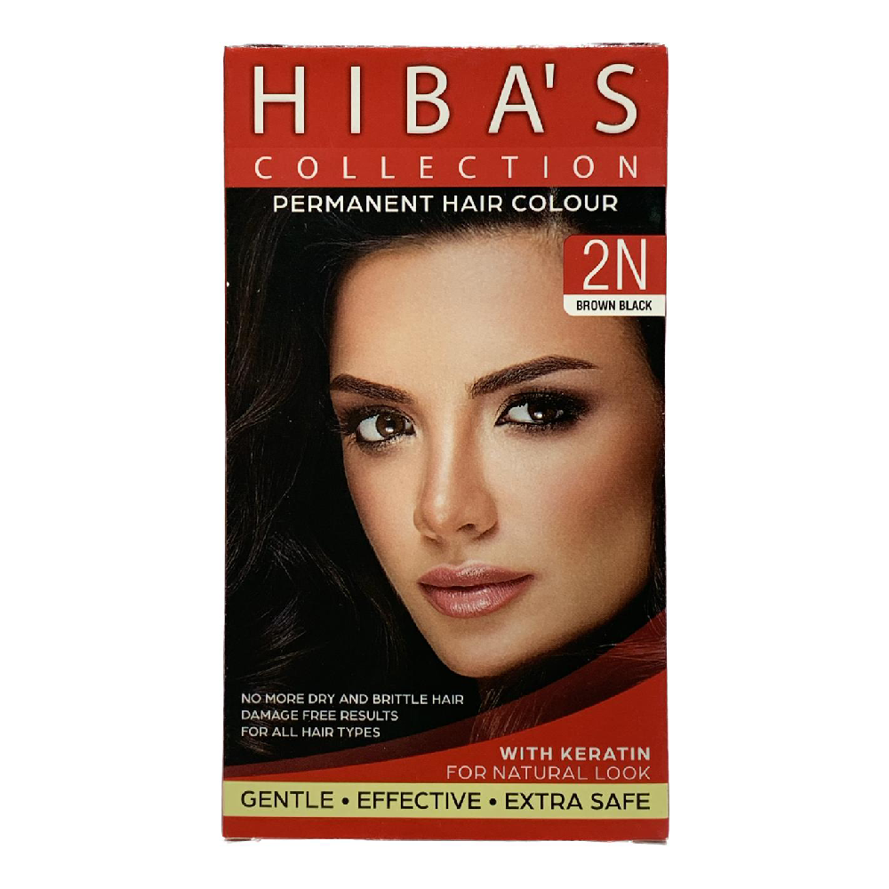 HIBAS COLLECTION HAIR COLOR BROWN BLACK 2N