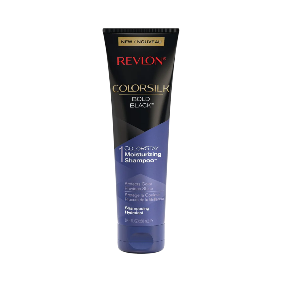 REVLON COLORSILK BOLD BLACK SHAMPOO1 MOISTURIZING 250ML