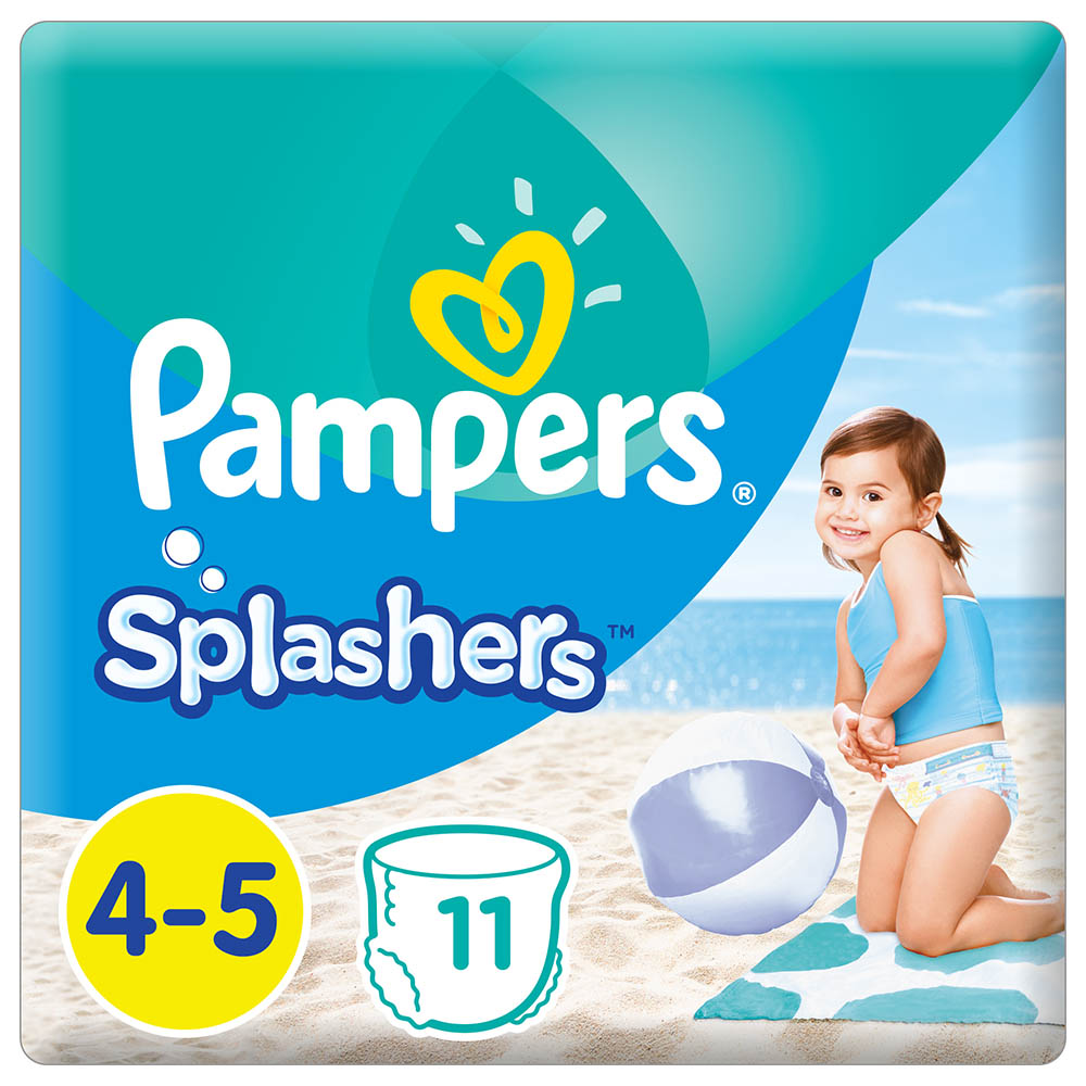 PAMPERS BABY DIAPER SPLASHERS 4-5 KG 11 PC