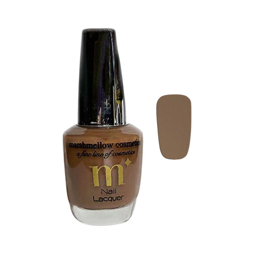 MARSHMALLOW NAIL LACQUER COFFEE BROWN 15ML