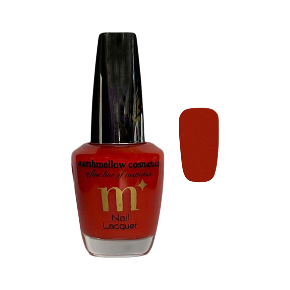 MARSHMALLOW NAIL LACQUER SCARLET 15ML