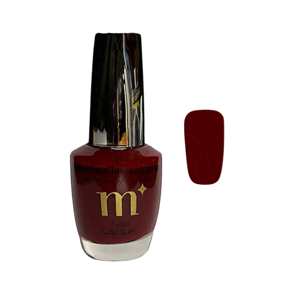 MARSHMALLOW NAIL LACQUER WINE RED 15ML