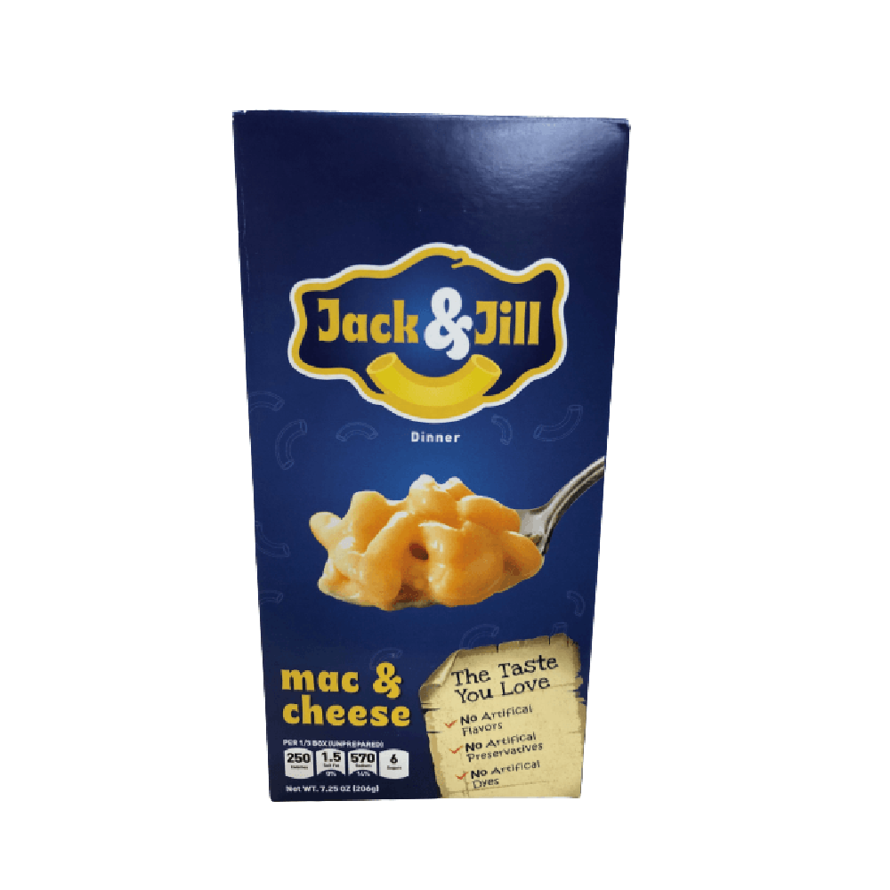 JACK & JILL MAC N CHEESE 206 GM