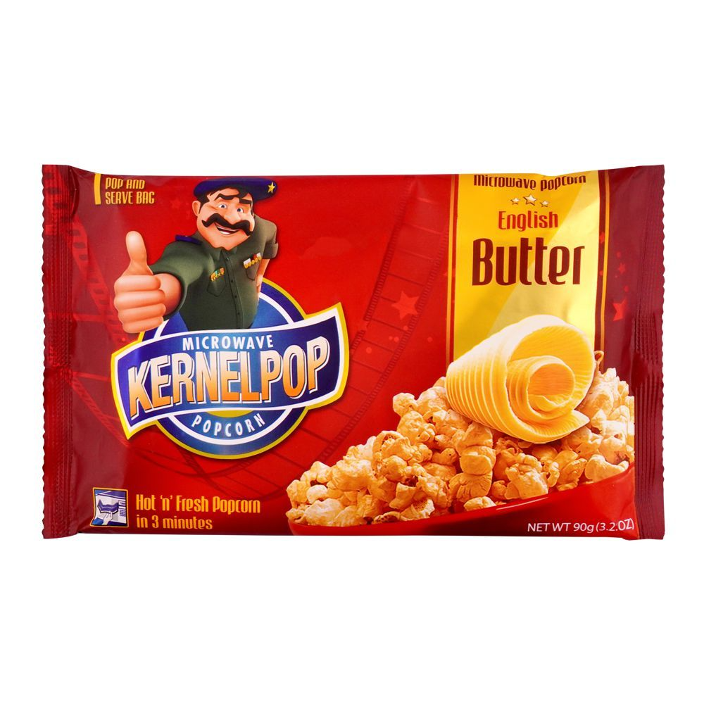 Kernel Butter KERNEL POPCORN ENGLISH BUTTER 90 GM – Al-Fatah