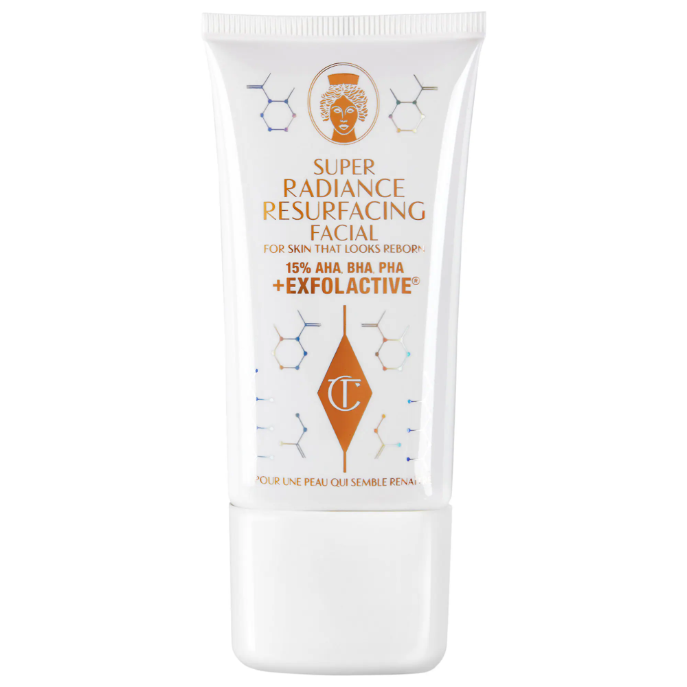 CHARLOTTE TILBURY SUPER RADIANCE RESURFACING FACIAL LOOKS RE