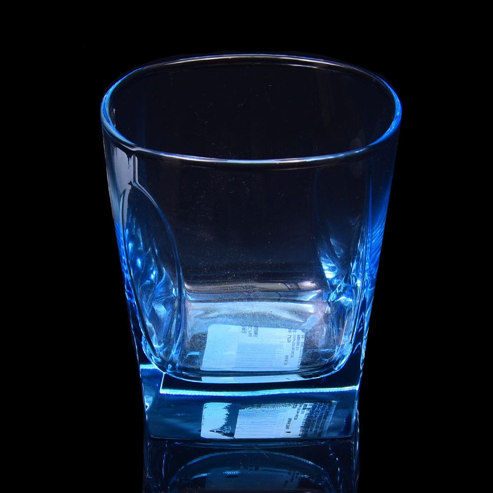 GLASS LUMINARC FLAME SOLID COLOR ICE BLUE L4739 (Pack 6)