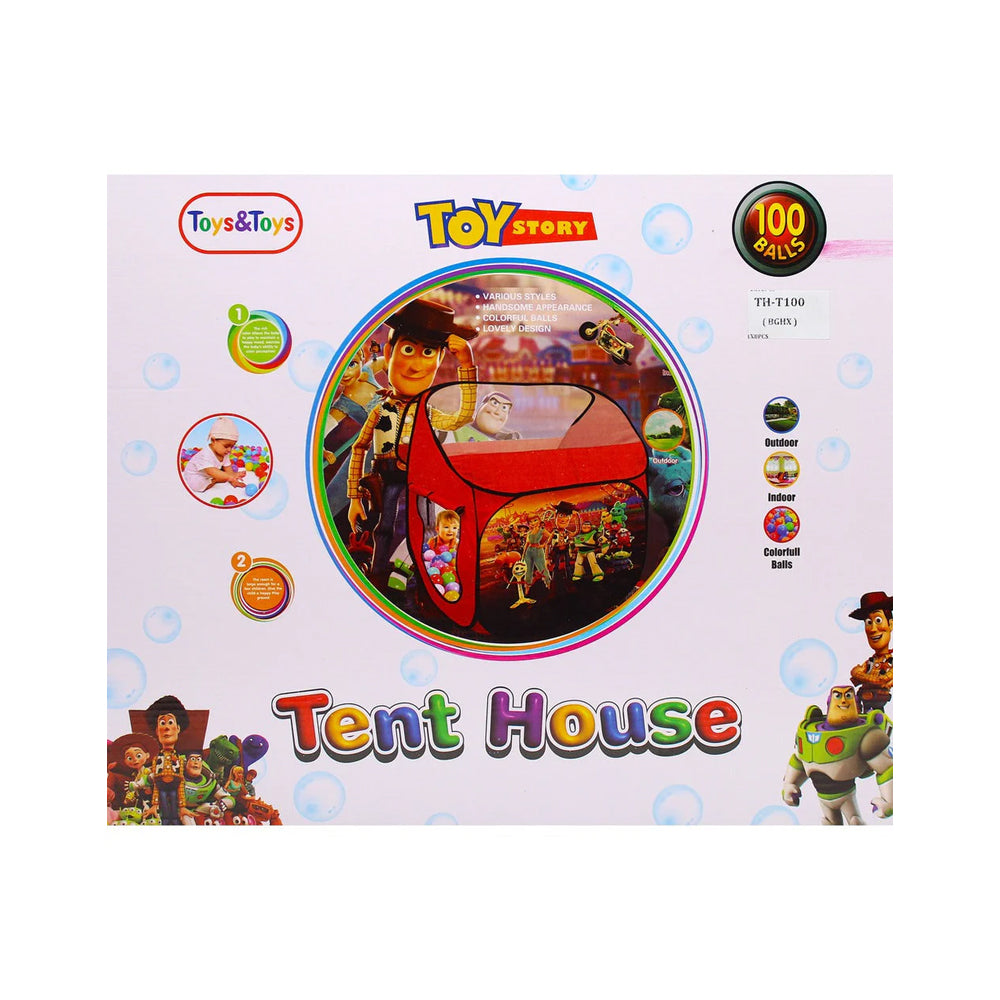 TH-104 TOY STORY PLAY TENT WITH 100 BALLS A.I