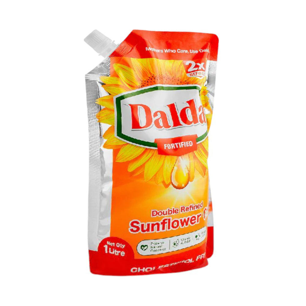 DALDA SUNFLOWER OIL STAND UP POUCH 1 LTR
