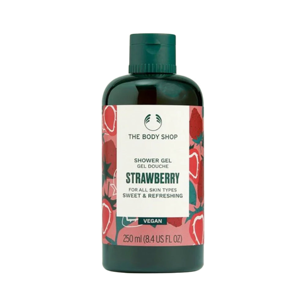 THE BODY SHOP STAWBERRY SHOWER GEL NEW PACKING 250ML