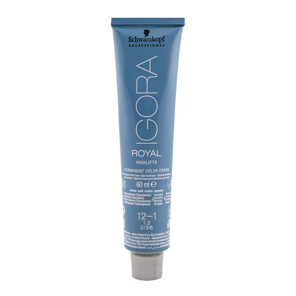 IGORA HAIR COLOR 12-1 SPECIAL BLONDE SILVER 60ML