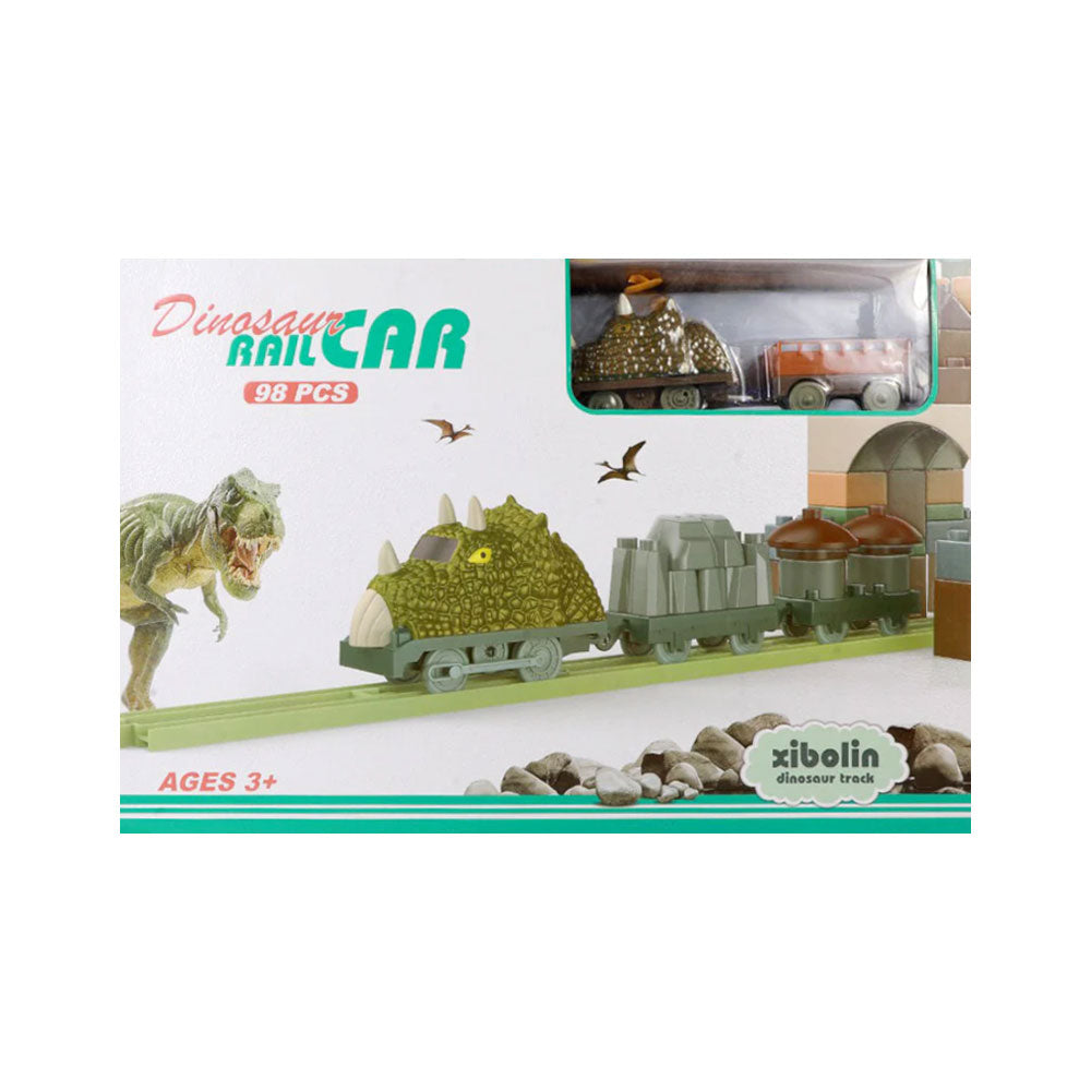 599-36A XIBOLIN DINOSAUR TRAIN TRACK SET 98PC IR
