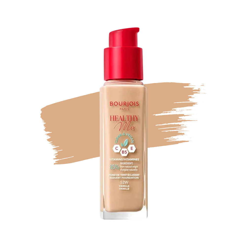 BOURJOIS HEALTHY MIX CLEAN VEGAN FOUNDATION 052 VANILLA