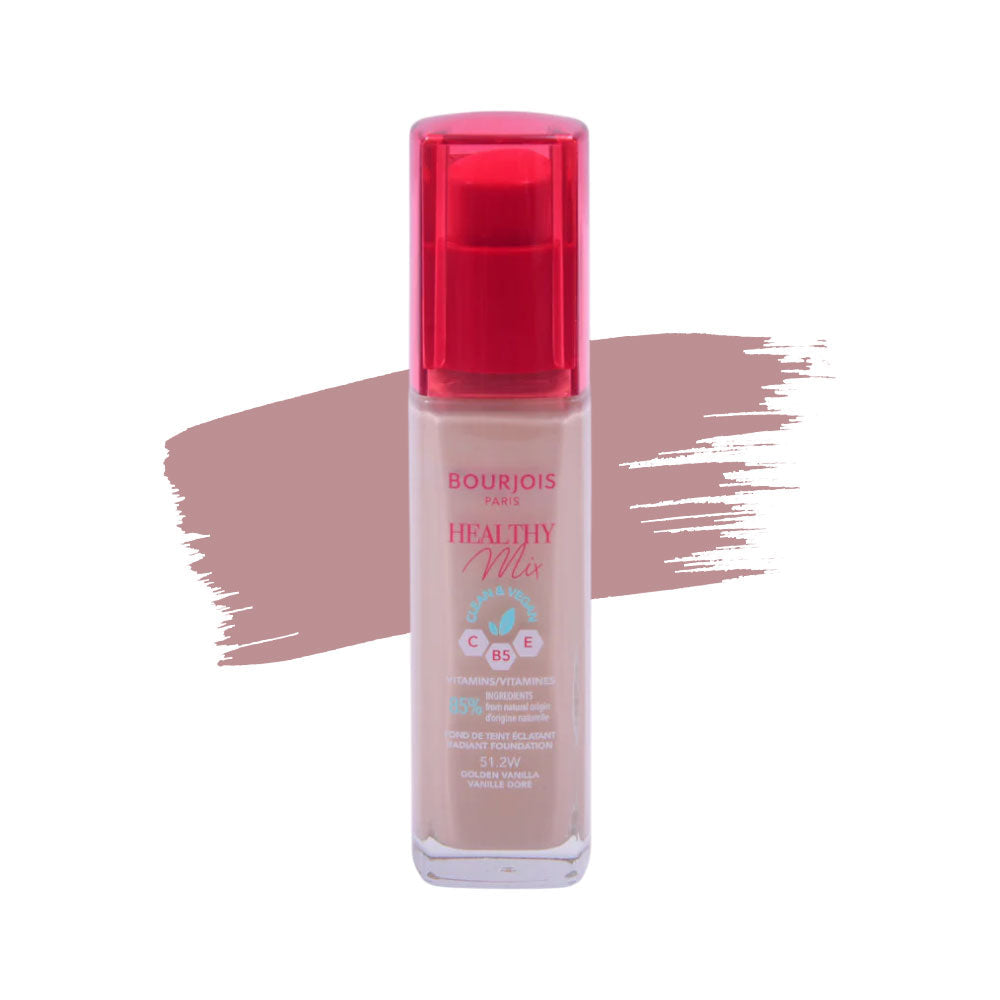 BOURJOIS HEALTHY MIX CLEAN VEGAN FOUNDATION 51.2 GOLDEN VANI