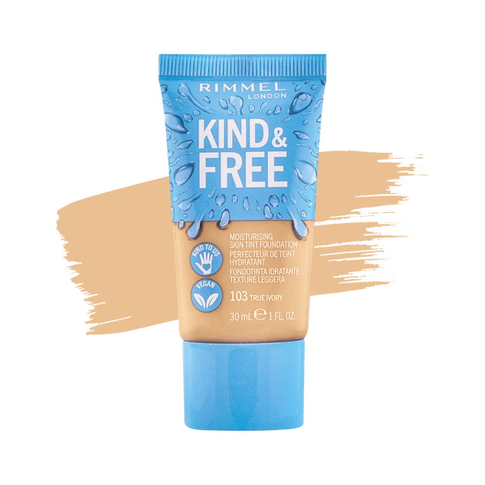 RIMMEL LONDON KIND & FREE FOUNDATION - 103 TRUE IVORY