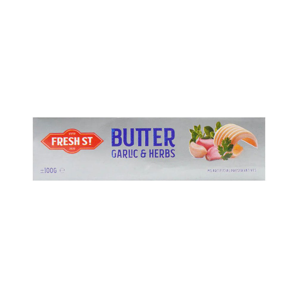 FRESH ST BUTTER GARLIC & HERB 100GM