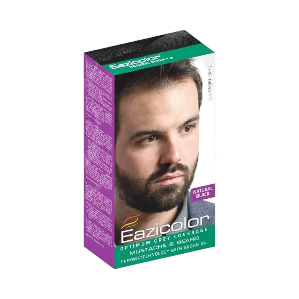 EAZICOLOR FOR MUSTACHE & BEARD 1.0 BLACK
